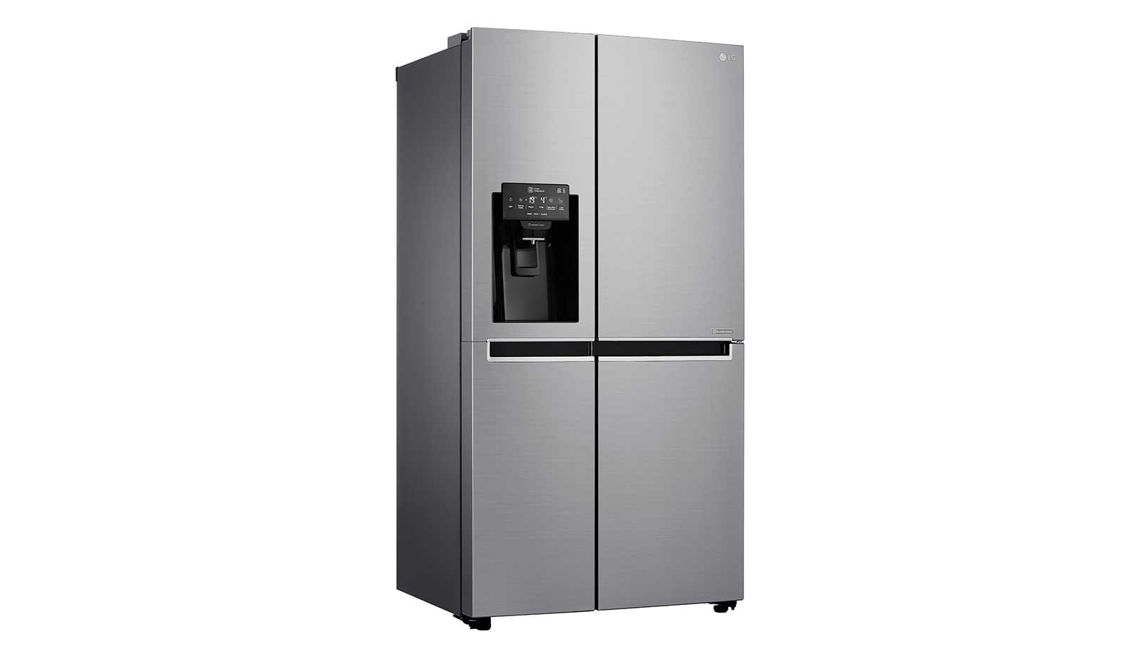LG 625L Side by Side (Shiny Steel) - Energiklass F, Vatten/is via röranslutning, Smart Diagnosis™ med Wi-Fi, GSL760PZXV