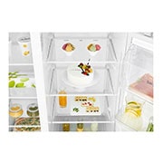 LG 625L Side by Side (Vit) - Energiklass F, Vatten/is via röranslutning, Smart Diagnosis™ med Wi-Fi, GSL760SWXV
