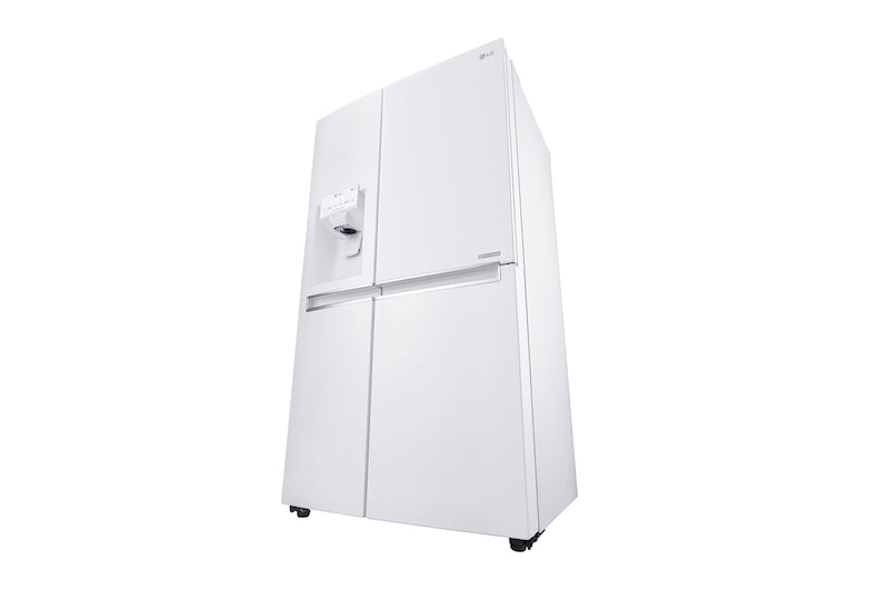 LG 625L Side by Side (Vit) - Energiklass F, Vatten/is via röranslutning, Smart Diagnosis™ med Wi-Fi, GSL760SWXV