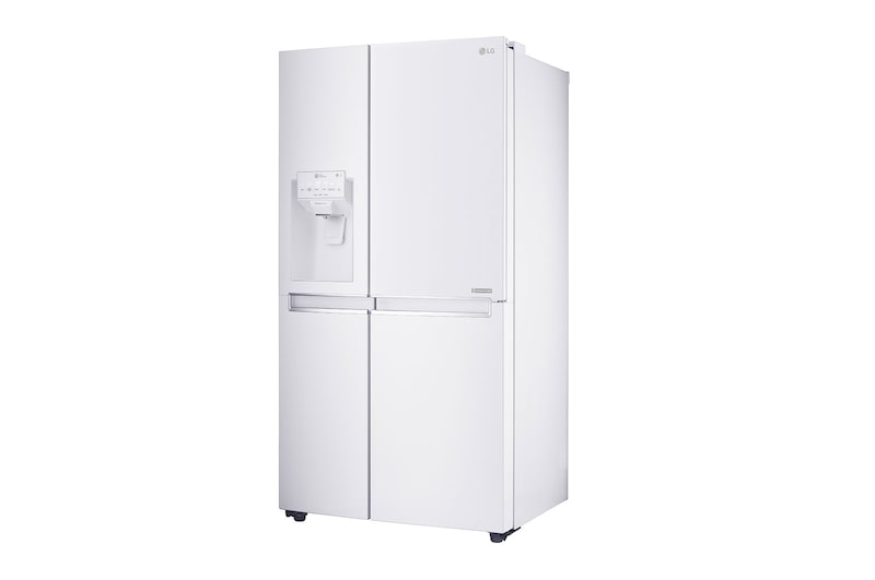 LG 625L Side by Side (Vit) - Energiklass F, Vatten/is via röranslutning, Smart Diagnosis™ med Wi-Fi, GSL760SWXV