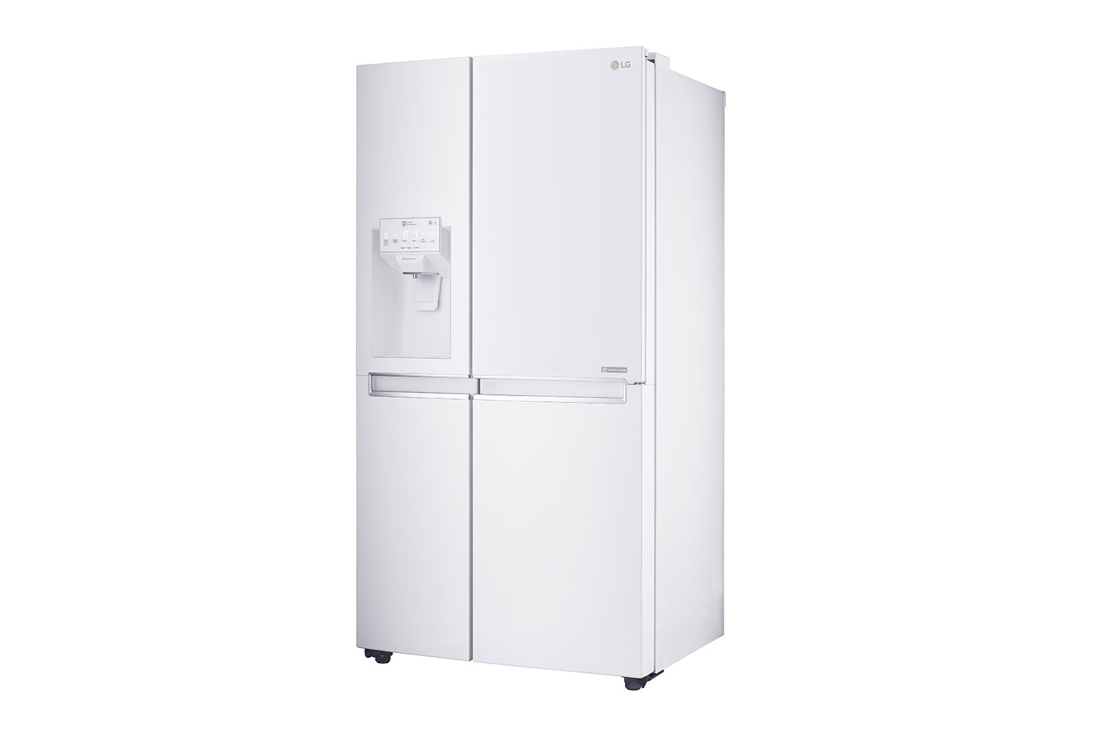LG 625L Side by Side (Vit) - Energiklass F, Vatten/is utan röranslutning, Smart Diagnosis™ med Wi-Fi, GSL761SWYV
