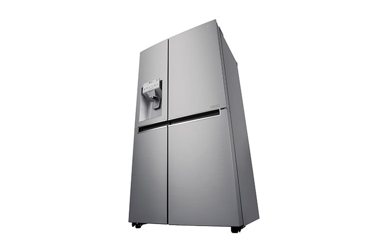LG 625L Side by Side (Shiny Steel) - Energiklass F, Vatten/is utan röranslutning, Smart Diagnosis™ med Wi-Fi, GSL961PZUZ