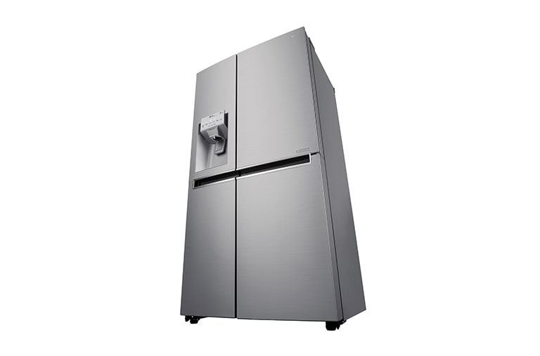 LG 625L Side by Side (Shiny Steel) - Energiklass F, Vatten/is utan röranslutning, Smart Diagnosis™ med Wi-Fi, GSL961PZUZ