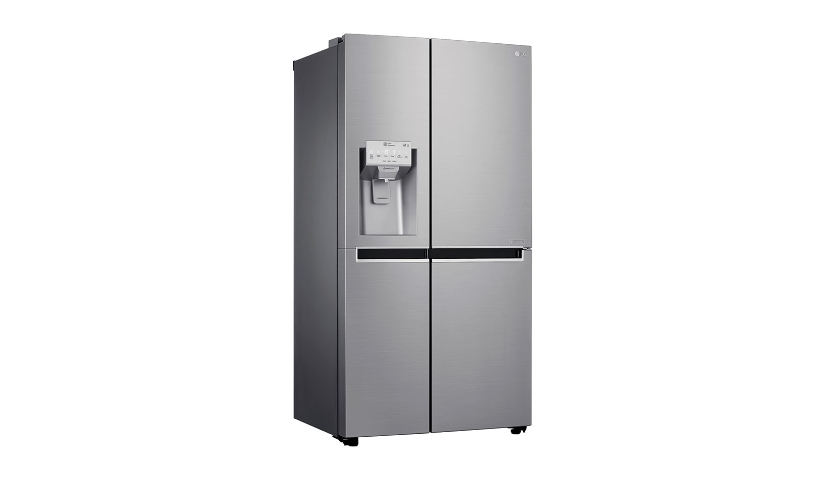 LG 625L Side by Side (Shiny Steel) - Energiklass F, Vatten/is utan röranslutning, Smart Diagnosis™ med Wi-Fi, GSL961PZUZ