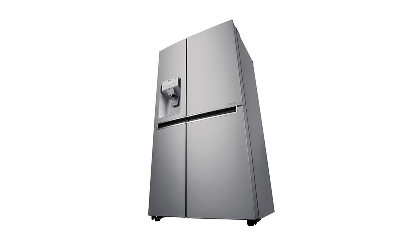 LG 625L Side by Side (Shiny Steel) - Energiklass F, Vatten/is utan röranslutning, Smart Diagnosis™ med Wi-Fi, GSL961PZUZ