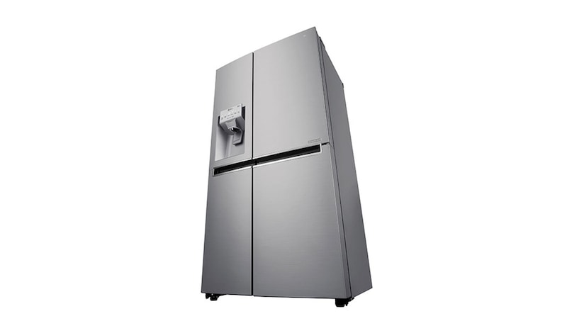 LG 625L Side by Side (Shiny Steel) - Energiklass F, Vatten/is utan röranslutning, Smart Diagnosis™ med Wi-Fi, GSL961PZUZ