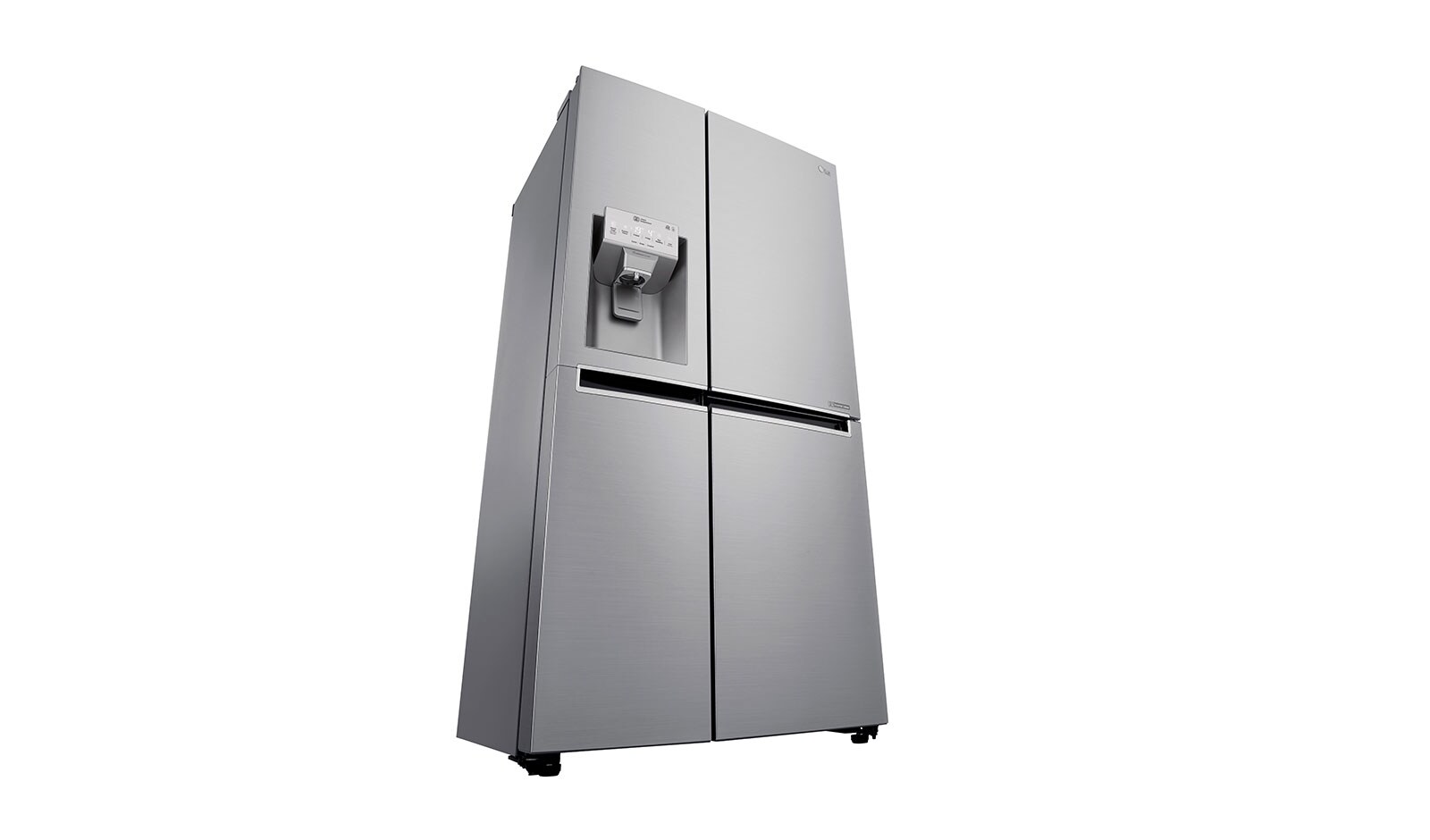 LG 625L Side by Side (Shiny Steel) - Energiklass F, Vatten/is utan röranslutning, Smart Diagnosis™ med Wi-Fi, GSL961PZUZ