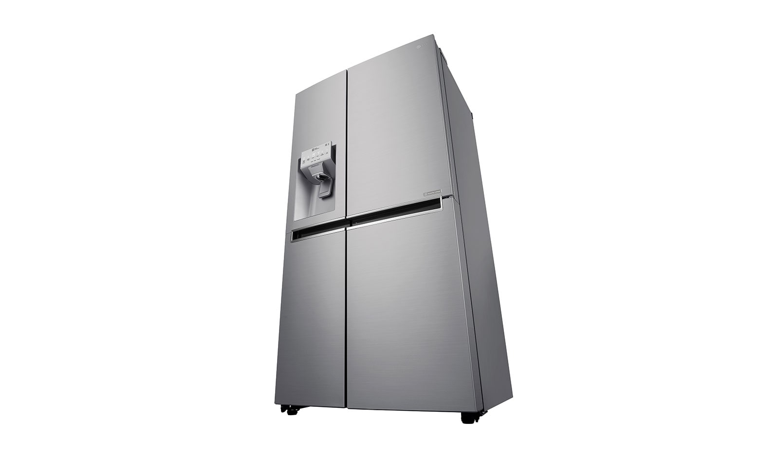 LG 625L Side by Side (Shiny Steel) - Energiklass F, Vatten/is utan röranslutning, Smart Diagnosis™ med Wi-Fi, GSL961PZUZ
