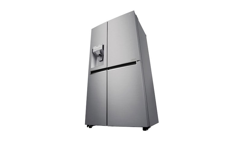 LG 625L Side by Side (Shiny Steel) - Energiklass F, Vatten/is utan röranslutning, Smart Diagnosis™ med Wi-Fi, GSL961PZUZ