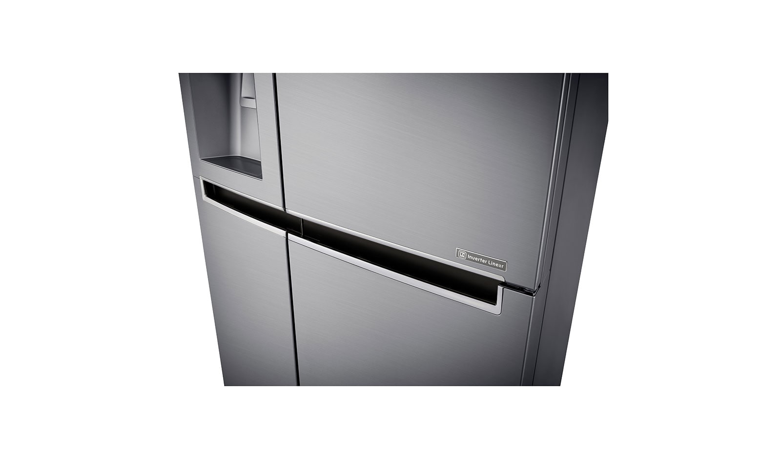 LG 625L Side by Side (Shiny Steel) - Energiklass F, Vatten/is utan röranslutning, Smart Diagnosis™ med Wi-Fi, GSL961PZUZ