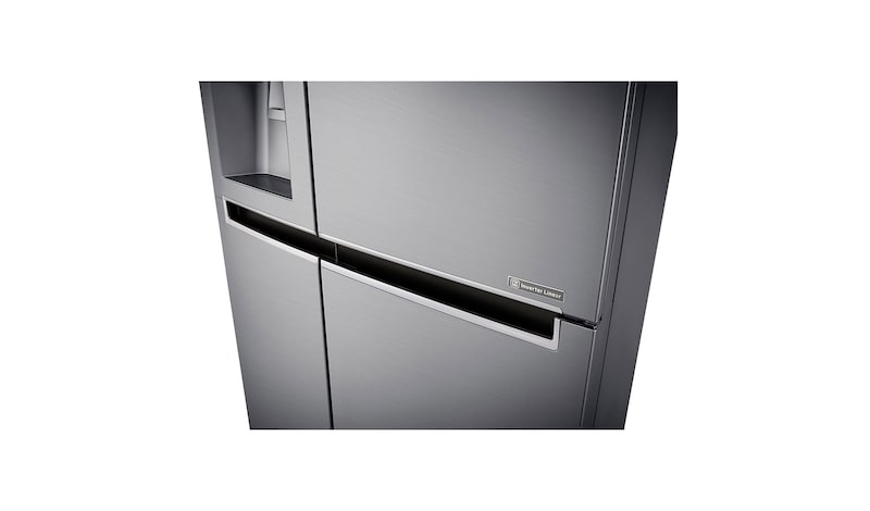 LG 625L Side by Side (Shiny Steel) - Energiklass F, Vatten/is utan röranslutning, Smart Diagnosis™ med Wi-Fi, GSL961PZUZ