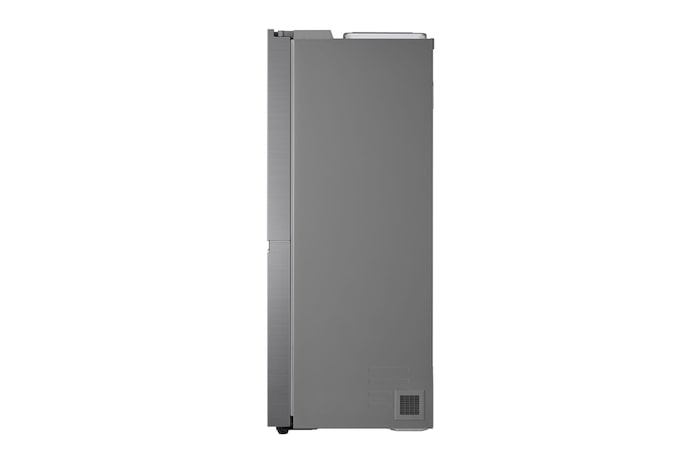 LG 635L Side by Side (Shiny Steel), Is- & vattendispenser, Energiklass E, Vatten/is via röranslutning, Smart Diagnosis™ med Wi-Fi, GSLV70PZTE