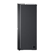 LG 635L Side by Side (Matte Black Steel), Is- & vattendispenser, Energiklass E, Vatten/is utan röranslutning, Smart Diagnosis™ med Wi-Fi, GSLV71MCLE