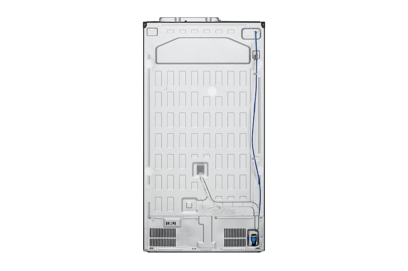 LG 635L Side by Side (Matte Black Steel), Is- & vattendispenser, Energiklass E, Vatten/is utan röranslutning, Smart Diagnosis™ med Wi-Fi, GSLV71MCLE