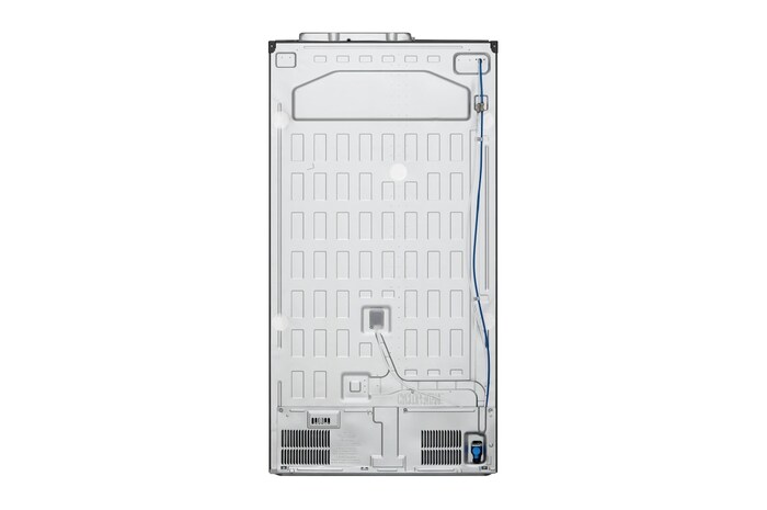 LG 635L Side by Side (Matte Black Steel), Is- & vattendispenser, Energiklass E, Vatten/is utan röranslutning, Smart Diagnosis™ med Wi-Fi, GSLV71MCLE