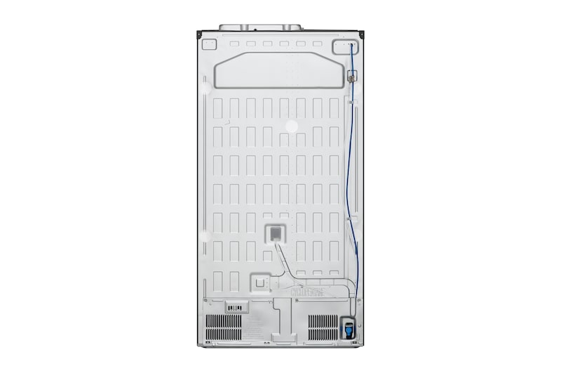 LG 635L Side by Side (Matte Black Steel), Is- & vattendispenser, Energiklass E, Vatten/is utan röranslutning, Smart Diagnosis™ med Wi-Fi, GSLV71MCTE