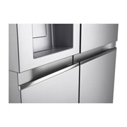 LG 635L Side by Side (Metal Sorbet), Is- & vattendispenser, Energiklass C, Vatten/is utan röranslutning, Smart Diagnosis™ med Wi-Fi, GSLV91MBAC