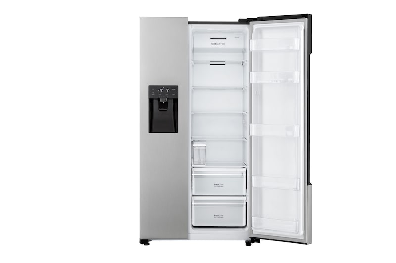 LG 562L Side by Side (Silver), Energiklass E, Vatten/is utan röranslutning, GSM32HSBEH