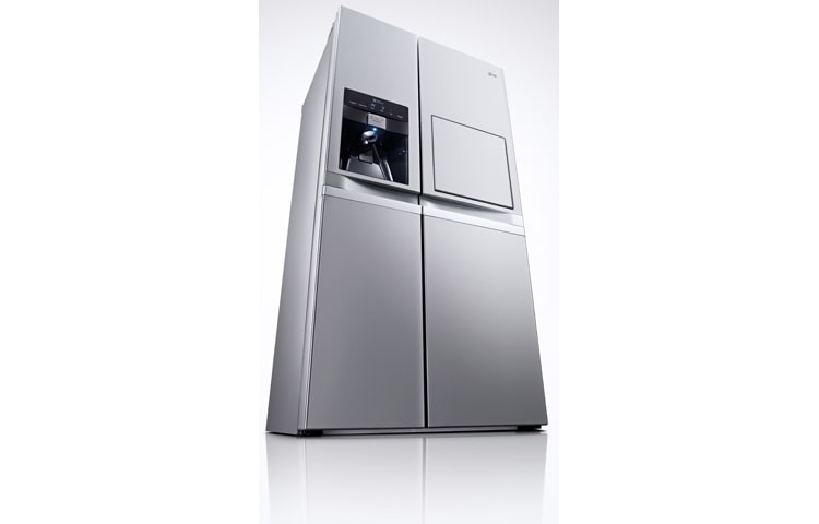 LG Avfrostningsfritt och  Side-by-Side skåp med isdispenser och minibar (Nettovolym 540 liter), GSP545NSQZ