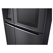 LG 625L InstaView Door in Door™ Side by Side (Matte Black) - Energiklass E, Vatten/is med röranslutning, Smart Diagnosis™ med Wi-Fi, GSX960MCCE