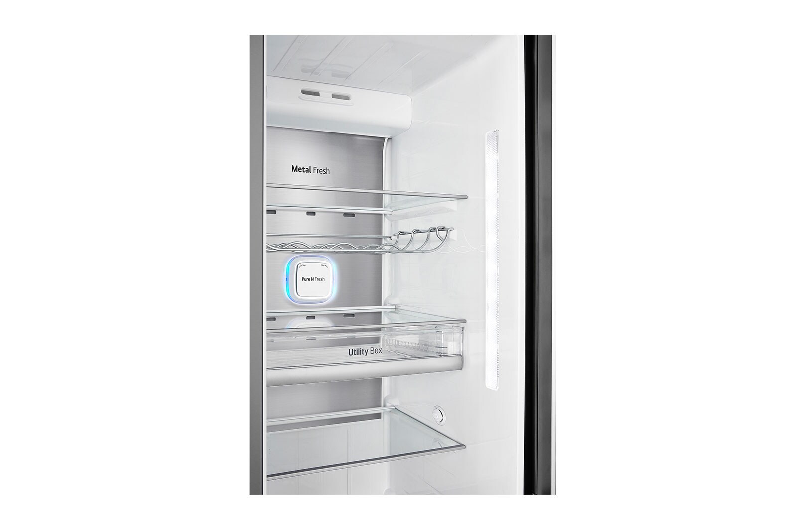 LG 625L InstaView Door in Door™ Side by Side (Matte Black) - Energiklass E, Vatten/is med röranslutning, Smart Diagnosis™ med Wi-Fi, GSX960MCCE