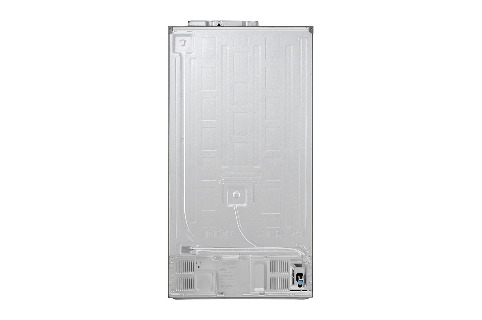 LG 625L InstaView Door in Door™ Side by Side (Noble Steel) - Energiklass E, Vatten/is med röranslutning, Smart Diagnosis™ med Wi-Fi, GSX960NECE