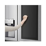 LG 625L InstaView Door in Door™ Side by Side (Noble Steel) - Energiklass E, Vatten/is med röranslutning, Smart Diagnosis™ med Wi-Fi, GSX960NECE