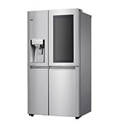 LG 625L InstaView Door in Door™ Side by Side (Noble Steel) - Energiklass E, Vatten/is med röranslutning, Smart Diagnosis™ med Wi-Fi, GSX960NECE
