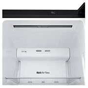 LG 625L InstaView Door in Door™ Side by Side (Matte Black) - Energiklass F, Vatten/is via röranslutning, Smart Diagnosis™ med Wi-Fi, GSX960MCVZ