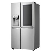 LG 625L InstaView Door in Door™ Side by Side (Noble Steel) - Energiklass F, Vatten/is utan röranslutning, Smart Diagnosis™ med Wi-Fi, GSX961NSCZ