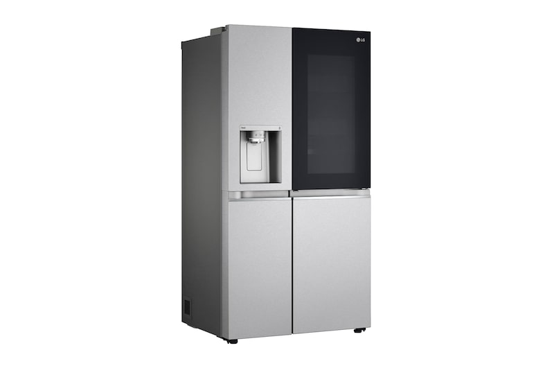 LG 635L InstaView Door in Door™ Side by Side (Metal Sorbet), Energiklass F, Vatten/is utan röranslutning, Smart Diagnosis™ med Wi-Fi, GSXV91MBAF