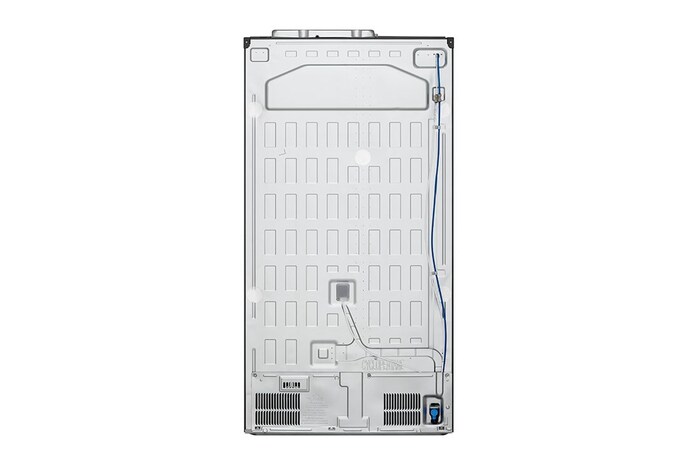 LG 635L InstaView Door in Door™ Side by Side (Shiny Steel), Energiklass E, Vatten/is utan röranslutning, Smart Diagnosis™ med Wi-Fi, GSXV91PZAE