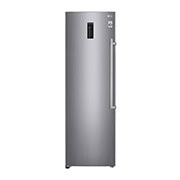 Vy framifrån av 323L Fristående frys (Shiny Steel) - Energiklass F, Total No Frost och Smart Diagnosis™ med Wi-Fi KF5237PZJZ