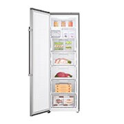 LG 323L Fristående frys (Shiny Steel) - Energiklass F, Total No Frost och Smart Diagnosis™ med Wi-Fi, KF5237PZJZ