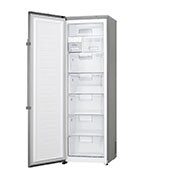 LG 323L Fristående frys (Shiny Steel) - Energiklass F, Total No Frost och Smart Diagnosis™ med Wi-Fi, KF5237PZJZ