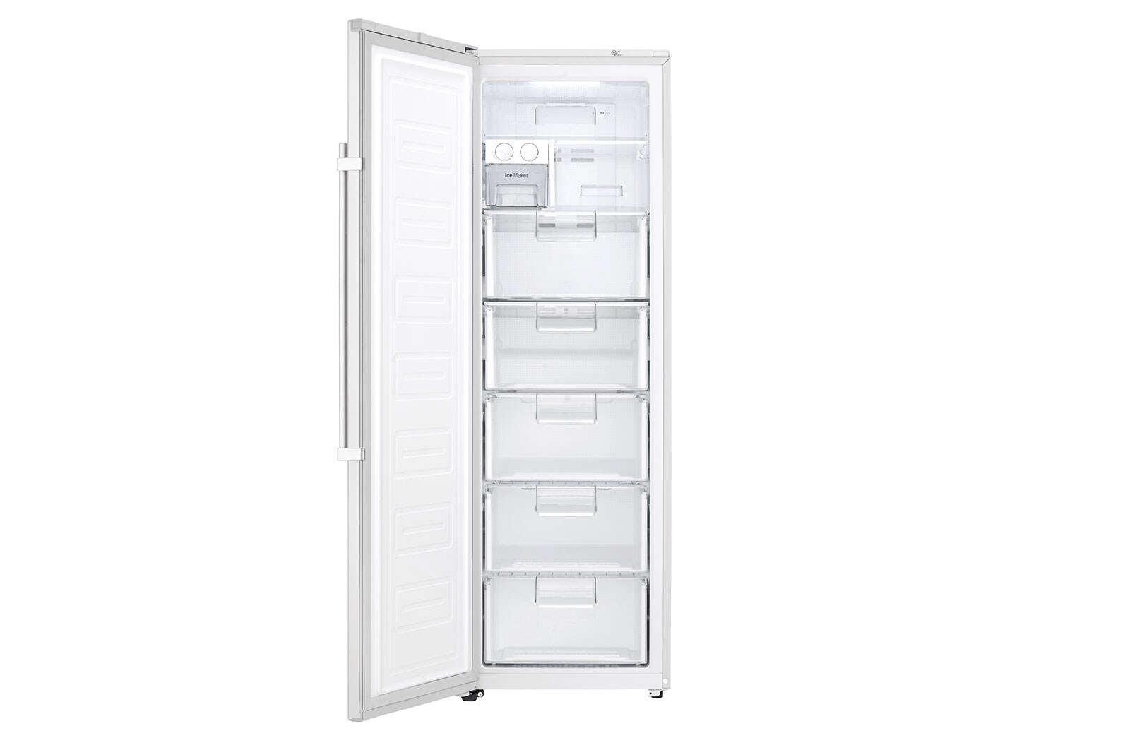 LG 323L Fristående frys (Vit) - Energiklass F, Total No Frost och Smart Diagnosis™ med Wi-Fi, KF5237SWJZ