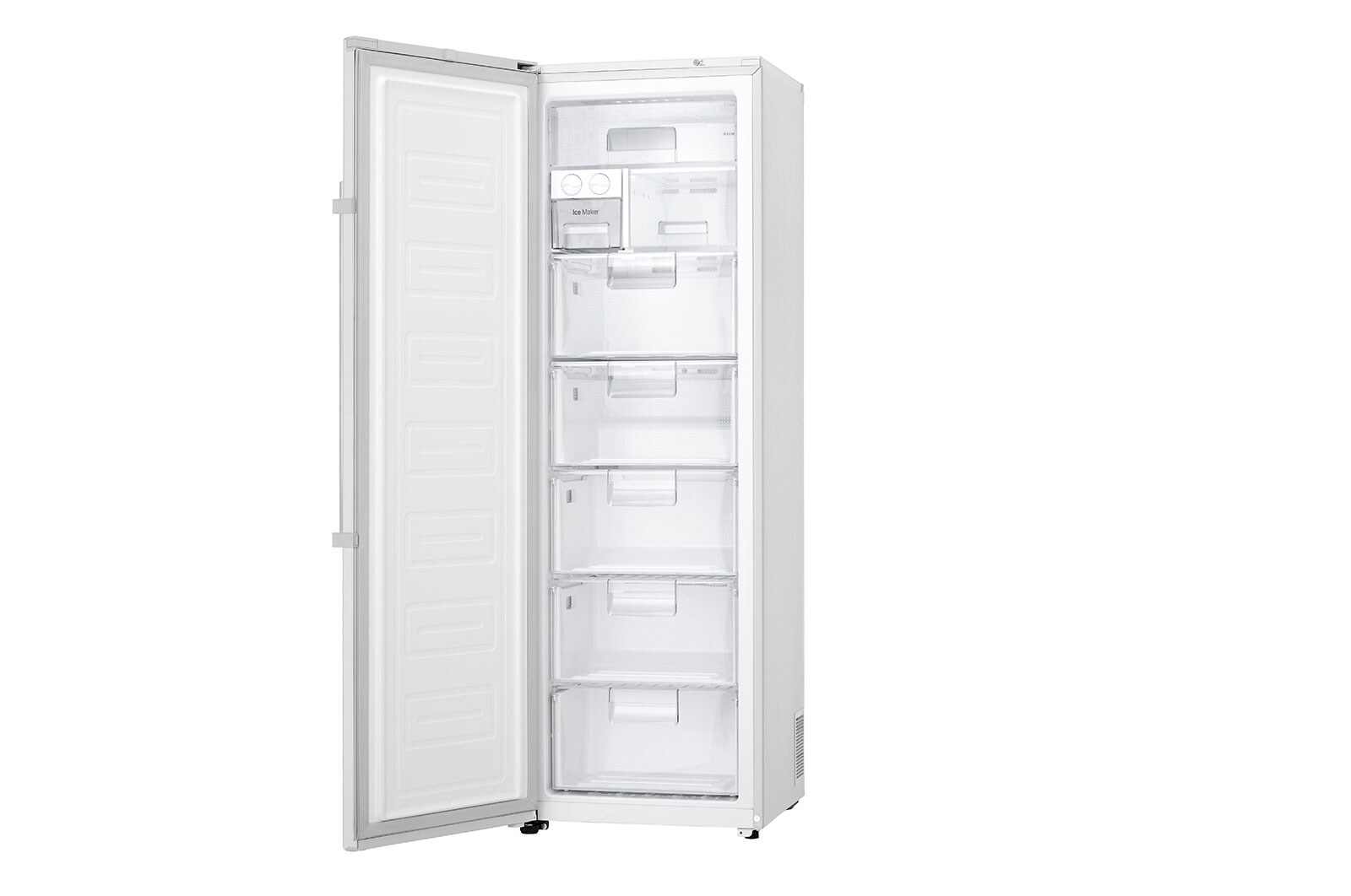 LG 323L Fristående frys (Vit) - Energiklass F, Total No Frost och Smart Diagnosis™ med Wi-Fi, KF5237SWJZ