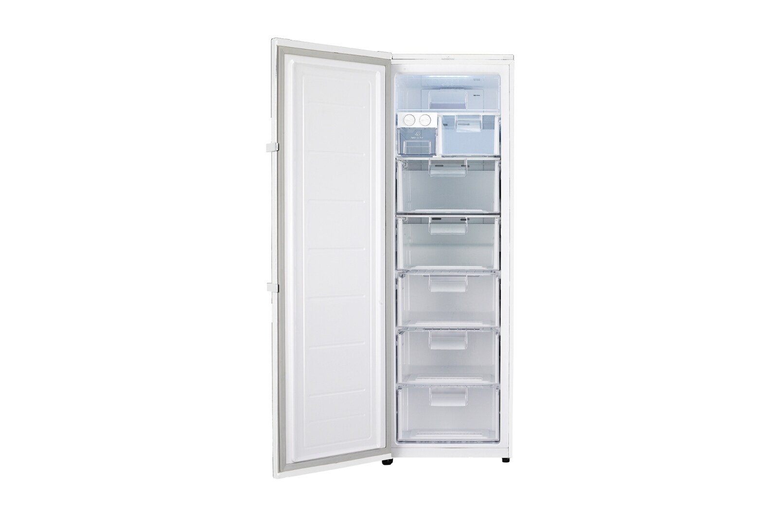 LG 323L Fristående frys (Vit) - Energiklass F, Total No Frost och Smart Diagnosis™ med Wi-Fi, KF5237SWJZ