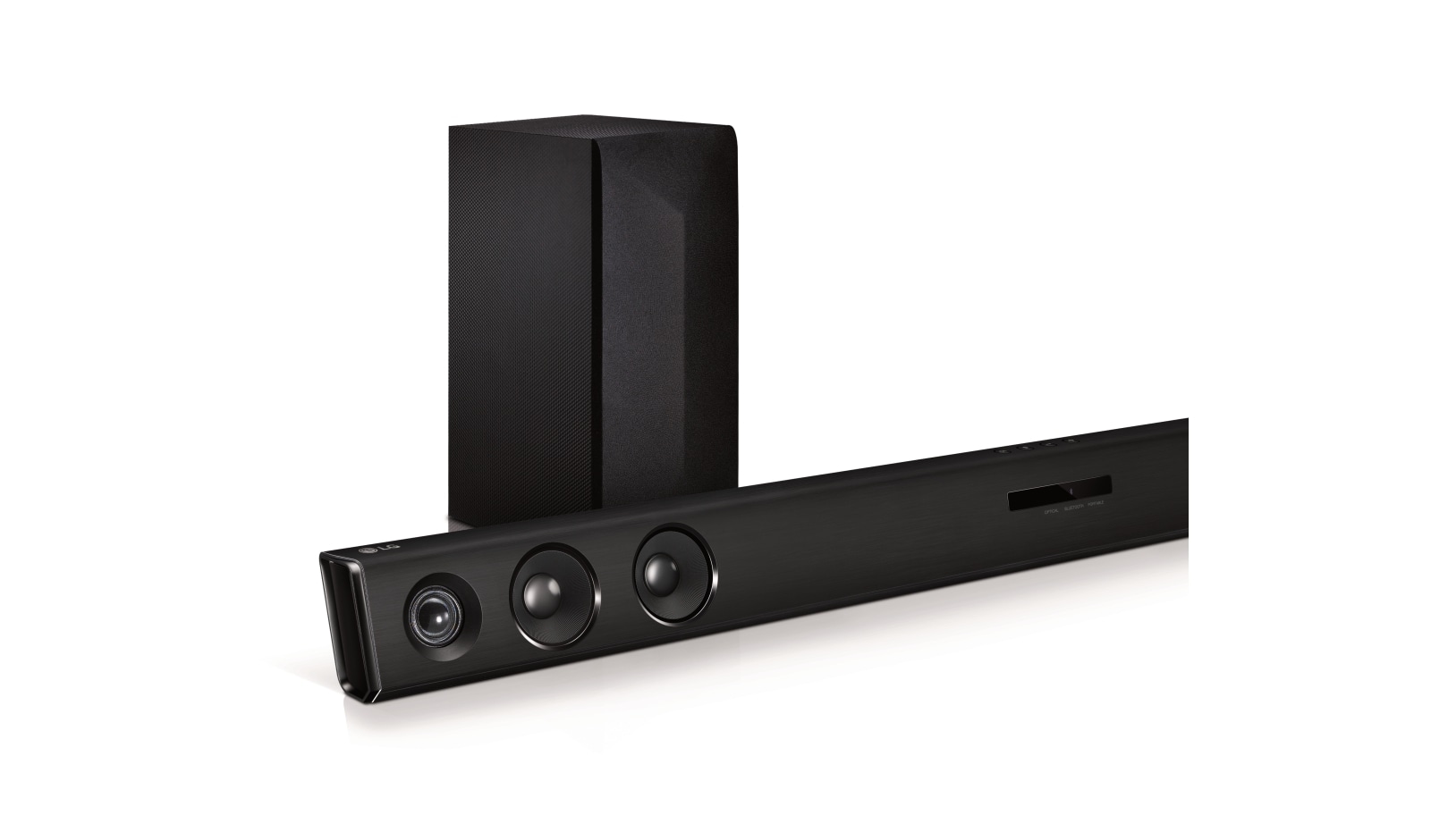 LG 2.1ch 300W Soundbar med trådlös subwoofer och Bluetooth®-anslutning, LAS454B