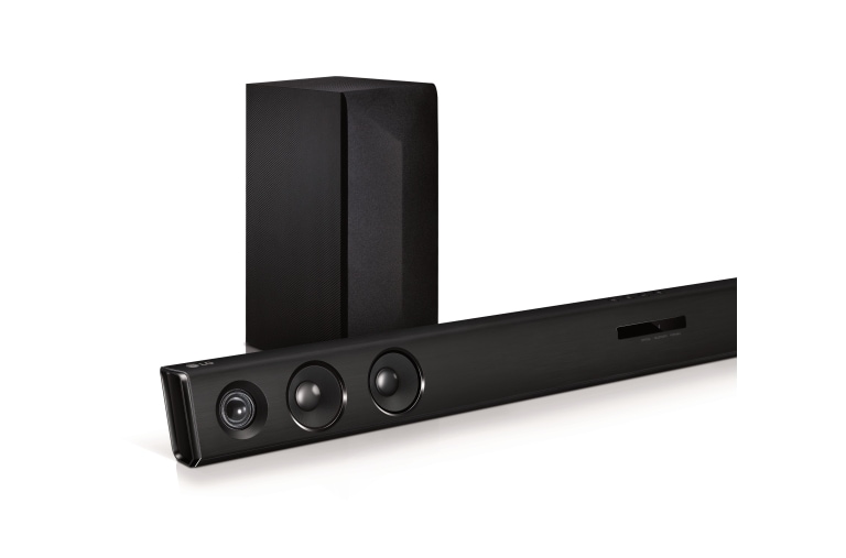 LG 2.1ch 300W Soundbar med trådlös subwoofer och Bluetooth®-anslutning, LAS454B
