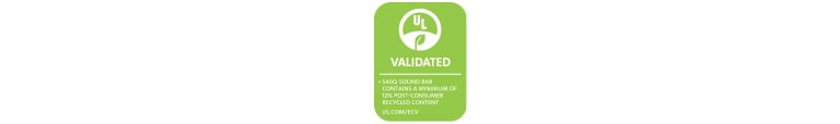 UL VALIDATED (logotyp) visas.