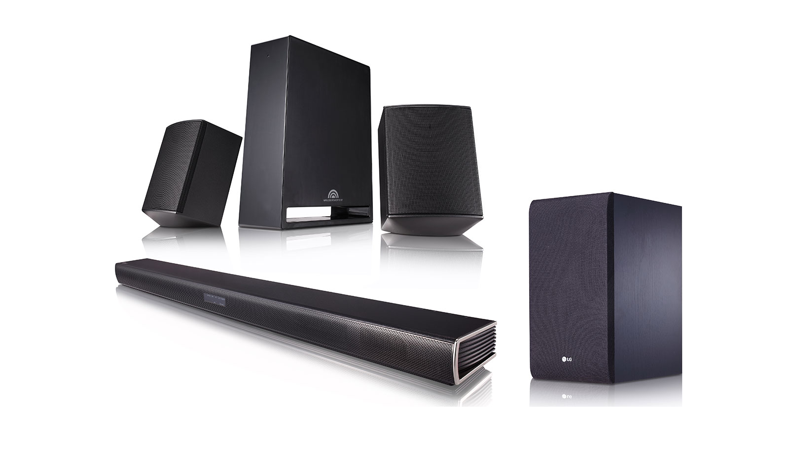 Vy framifrån av LG SJ4R Soundbar SJ4R