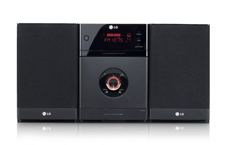 Vy framifrån av Micro HiFi System med iPod-anslutning XA63
