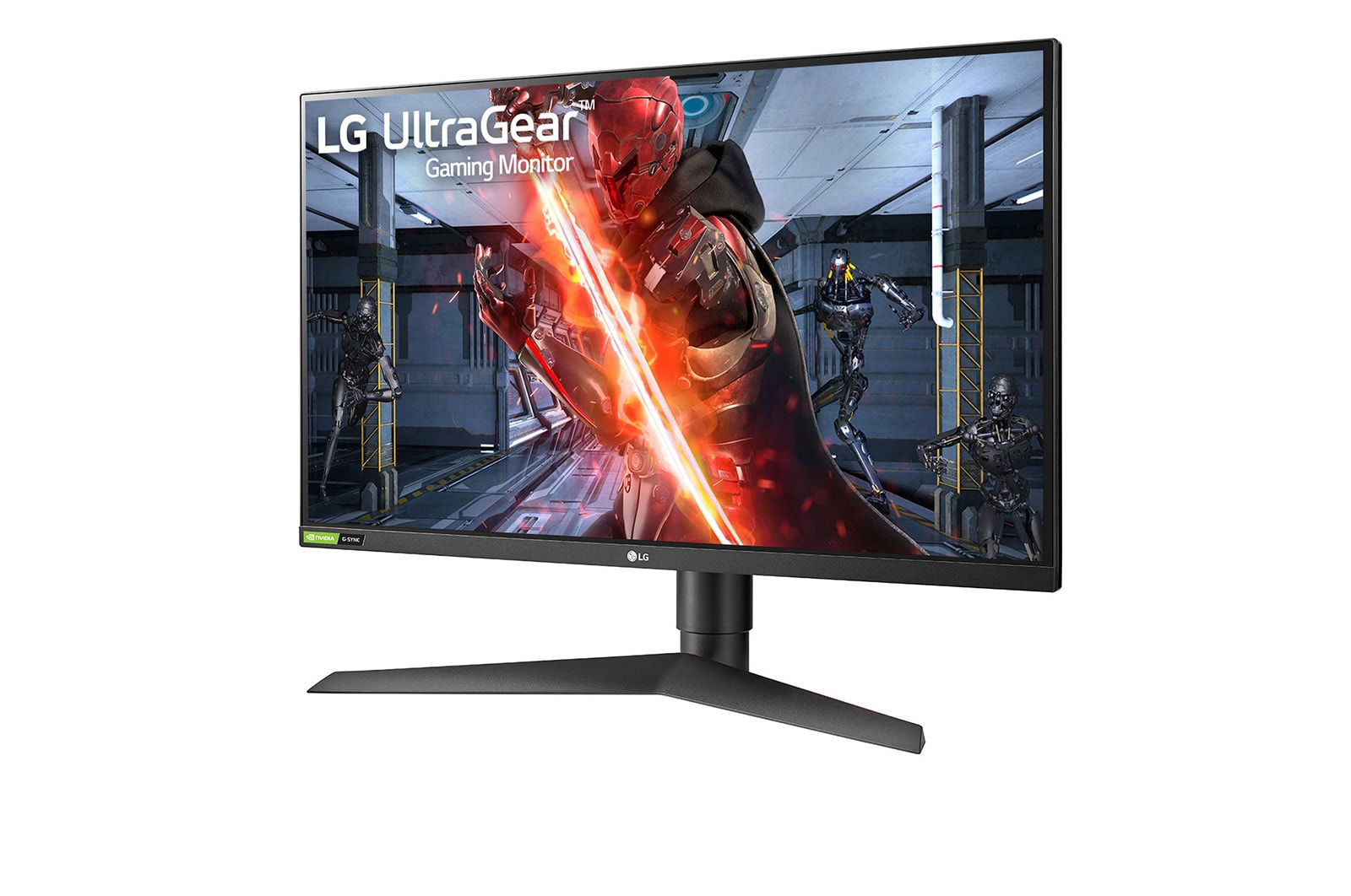 LG 27” UltraGear FHD IPS 1ms 240Hz G-Sync kompatibel HDR10 3-sidig praktiskt taget kantlös display, 27GN750-B