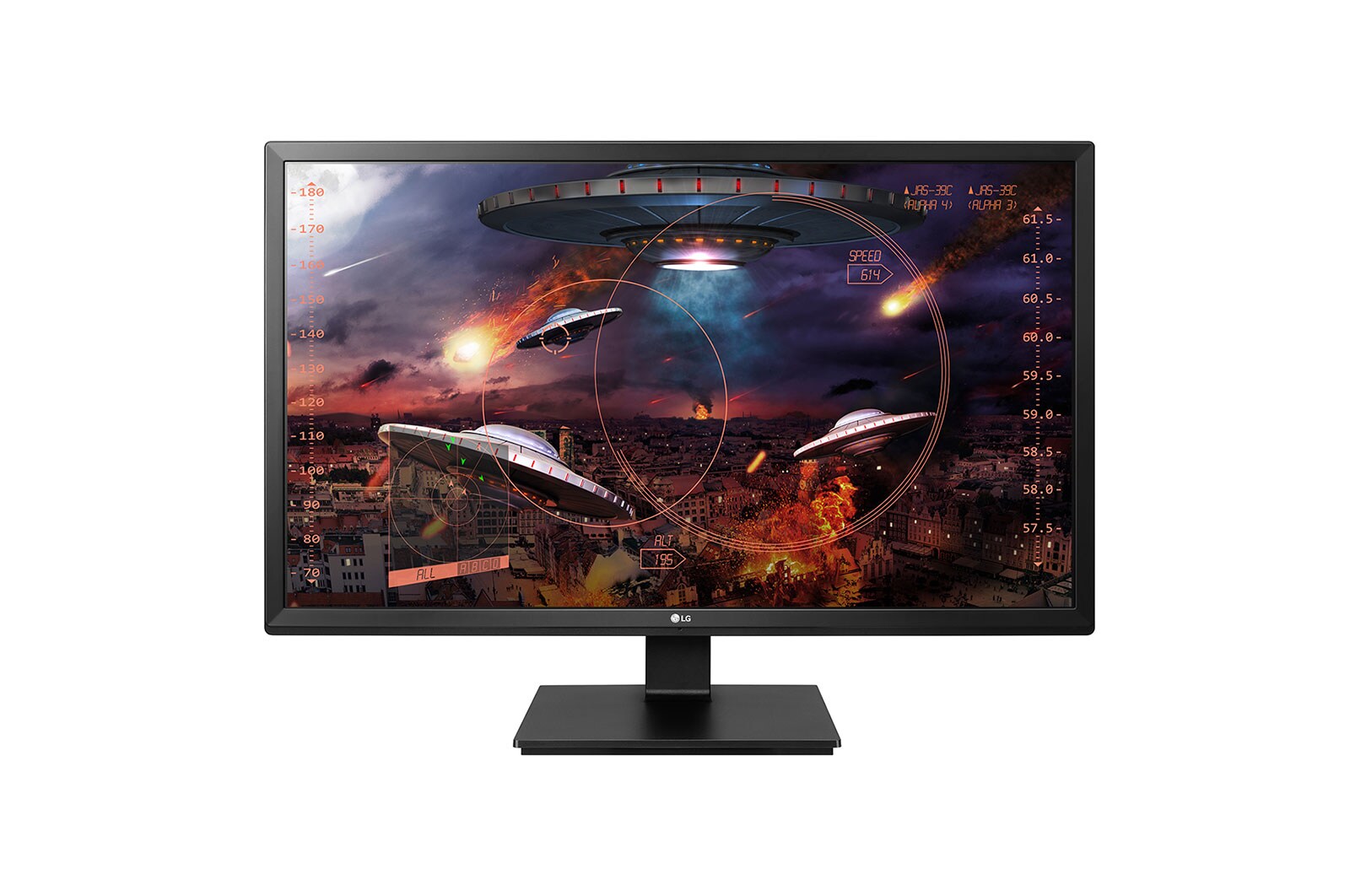 Vy framifrån av 27&#34; UHD 4K Monitor 27UD59P