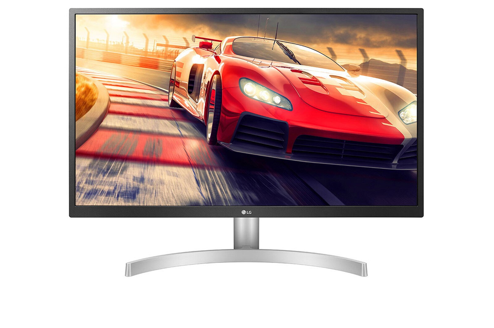 Vy framifrån av 32-tums 4K HDR-skärm 32UL500-W