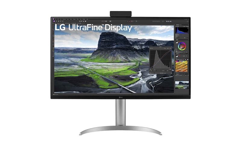 LG 32" UHD 4K Nano IPS-skärm med automatisk självkalibrering, 32UQ85R-W