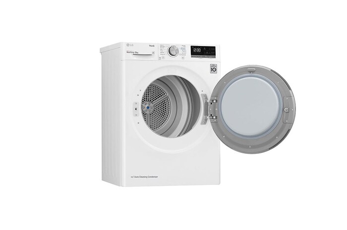 LG 8-kg DUAL Inverter Heat Pump™ -torktumlare med ™ Eco Hybrid™ och värmepumpsteknologi, F0RV308N1WD