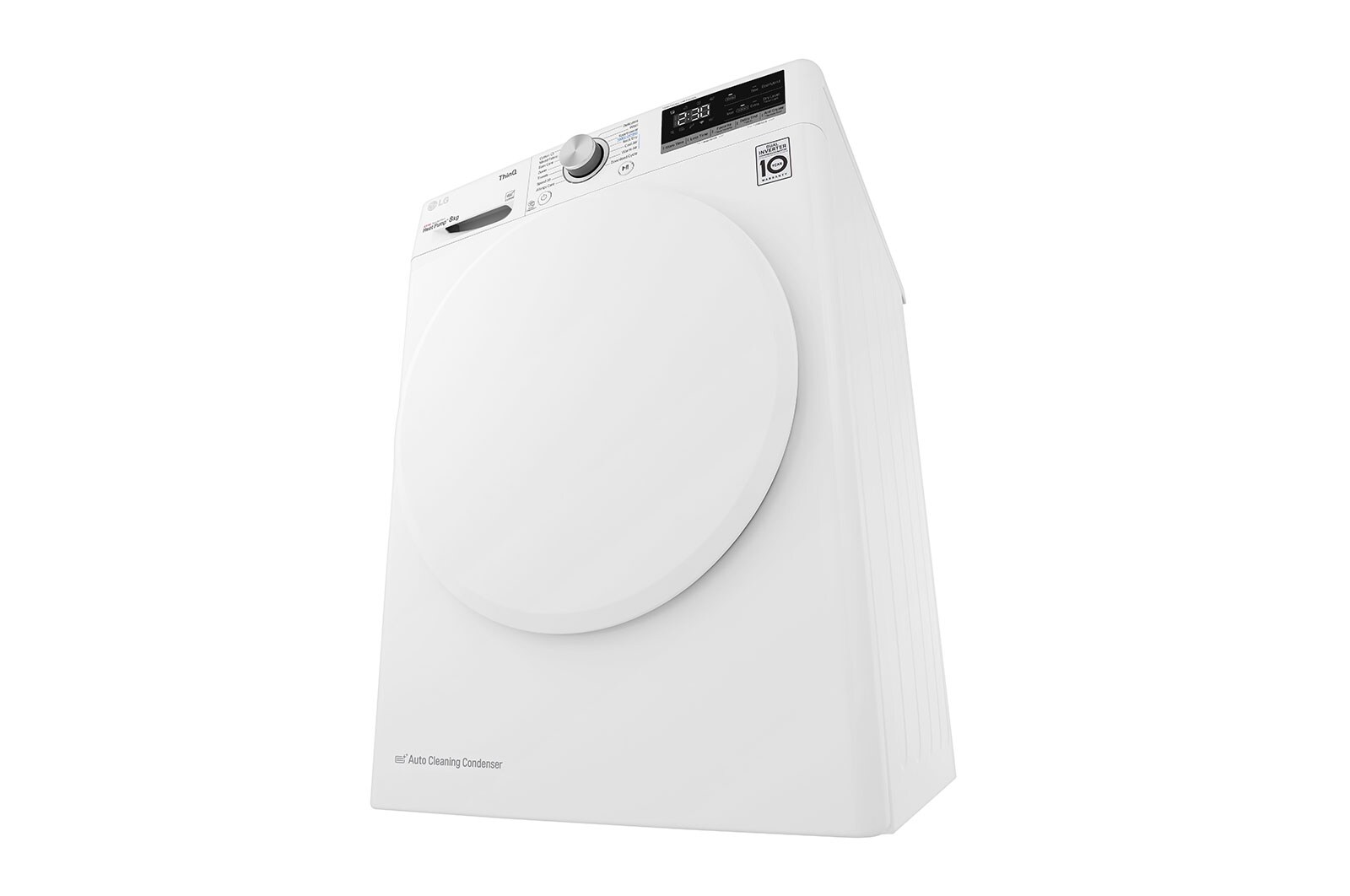 LG 8-kg DUAL Inverter Heat Pump™ -torktumlare med ™ Eco Hybrid™ och värmepumpsteknologi, F0RV308N1WD