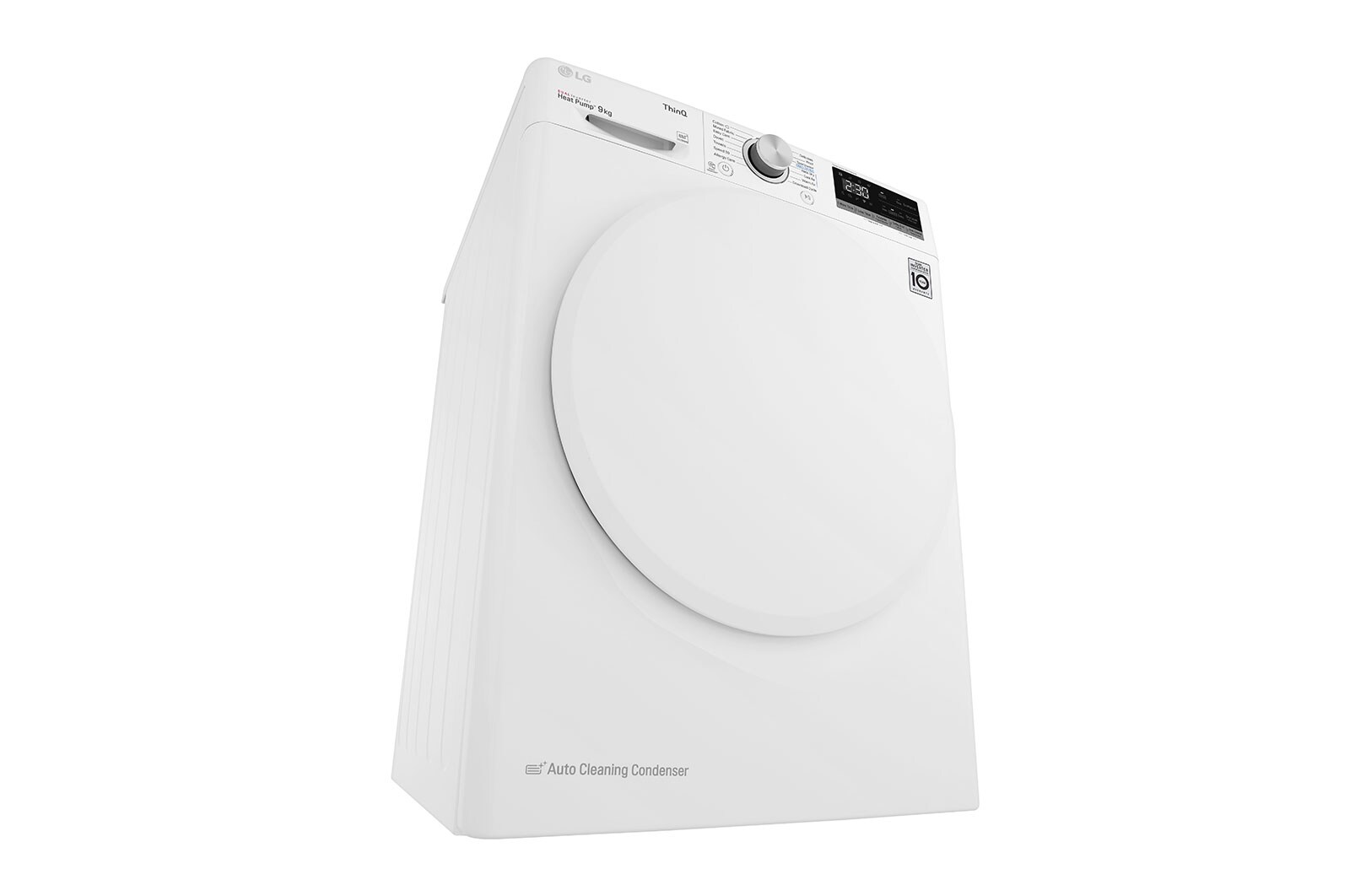 LG 9-kg DUAL Inverter Heat Pump™ -torktumlare med ™ Eco Hybrid™ och värmepumpsteknologi, F0RV309N1WD